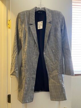 Zara Sequin Blazer